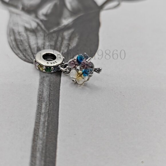 Pandora Togetherness Tree Murano Glass Dangle Charm - Picture 4 of 6